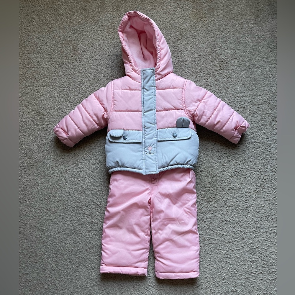 Carter’s toddler Girls snowsuit 2 piece set